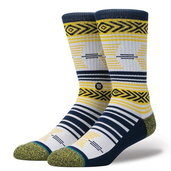 Stance Other - Stance Mazed UCB Cal Berkeley Socks Blue Yellow L